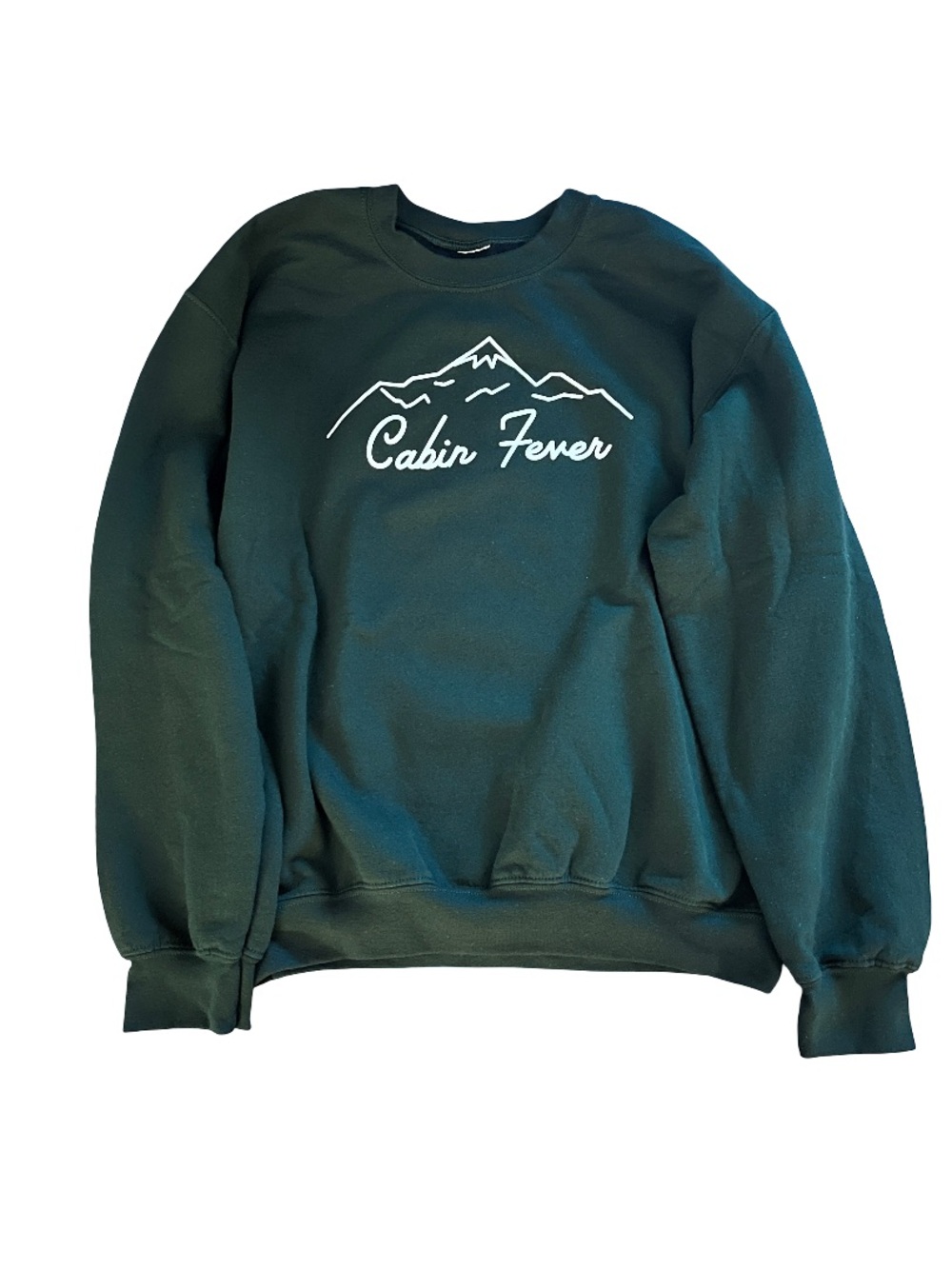 Cabin Fever Unisex Crewneck Sweatshirt - Forest Green